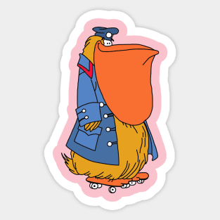 Skatebird Sticker